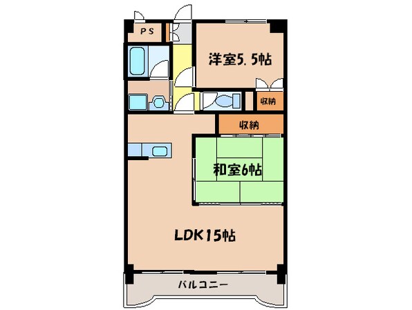 ホワイトヒルズ丸山の物件間取画像